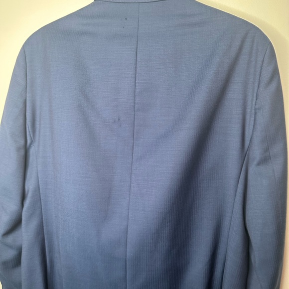 Calvin Klein Extreme Slim Fit Wool Navy Suit 44/37W NWT - Picture 7 of 7